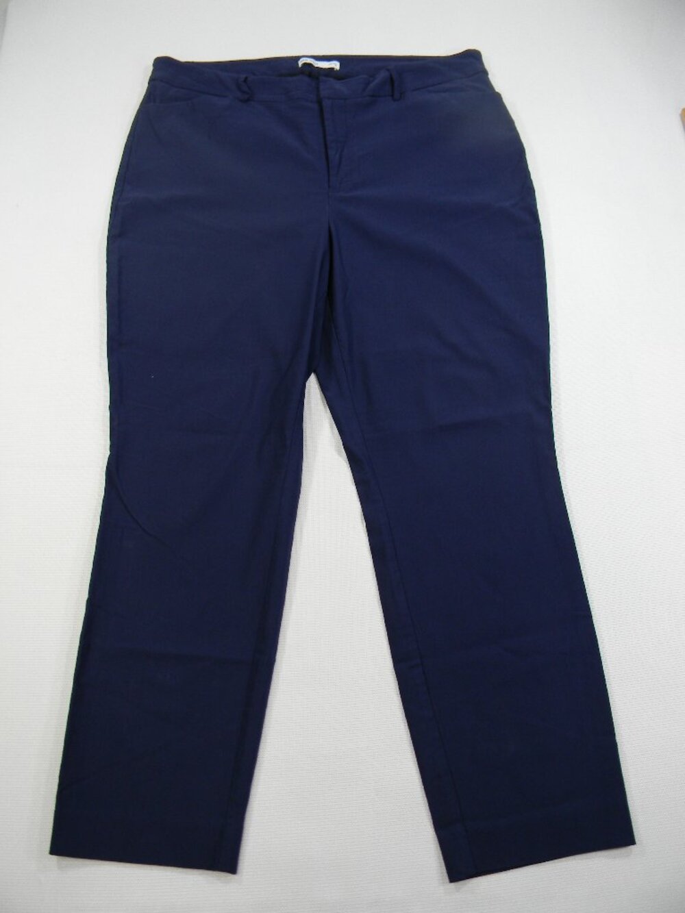 Nine West Slim Ankle Pants Navy Blue Size 18 Career Stretch